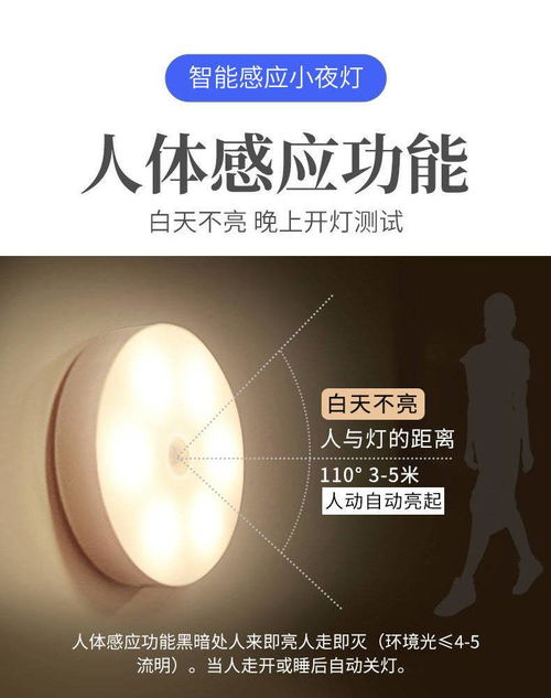智能LED人體感應燈 節能照明的家用新選擇